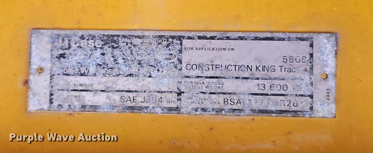 image for item DN7244 1974 Case 580B backhoe