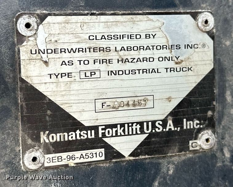 image for item DN7682 Komatsu  FG18ST-17 forklift