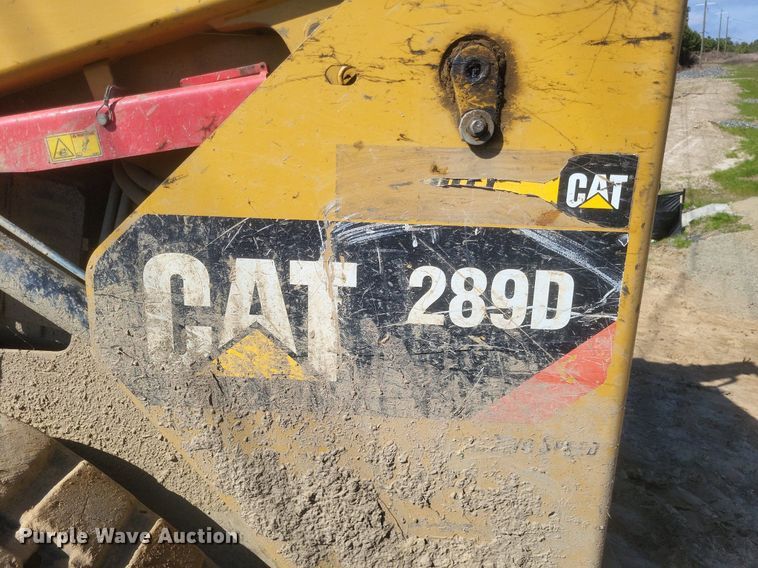 image for item DO4829 2014 Caterpillar 289D tracked skid steer loader