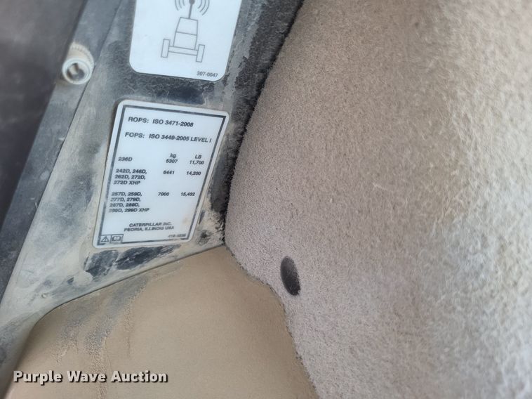 image for item DO4829 2014 Caterpillar 289D tracked skid steer loader