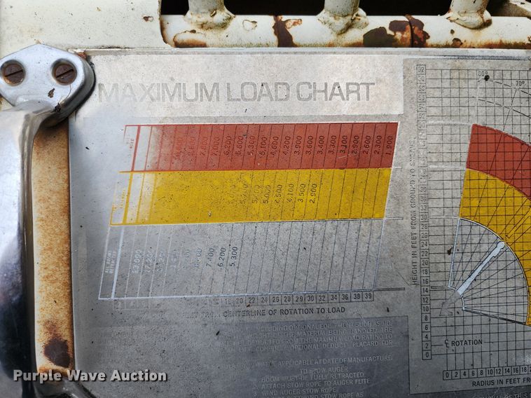 image for item DP1299 1985 Ford FT8000 digger derrick truck