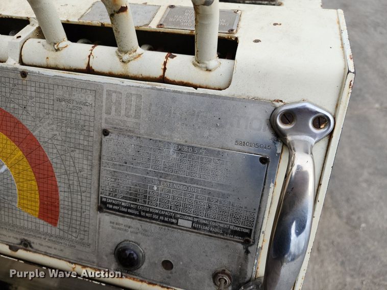 image for item DP1299 1985 Ford FT8000 digger derrick truck