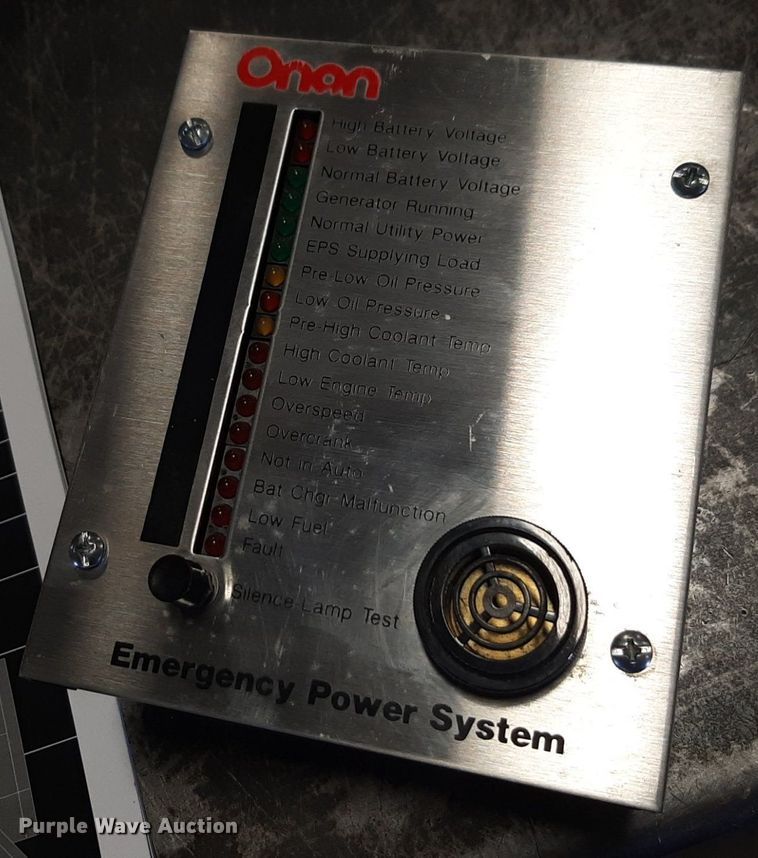 image for item DP2593 Onan 30EK L28807R generator