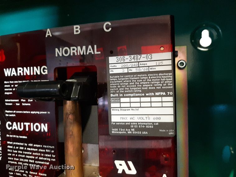 image for item DP2593 Onan 30EK L28807R generator