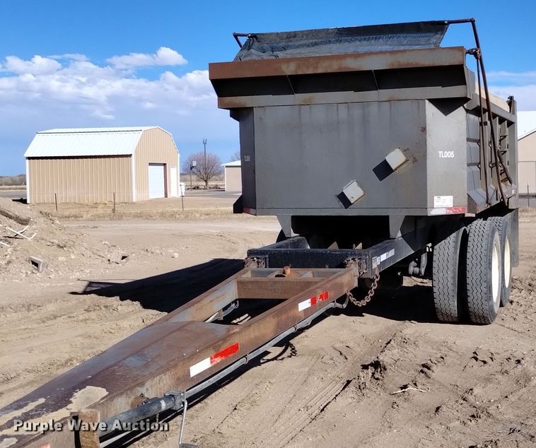 image for item DQ5972 2004 Leach Pup Dump end dump pup trailer