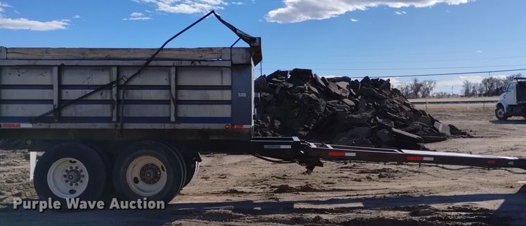 image for item DQ5972 2004 Leach Pup Dump end dump pup trailer