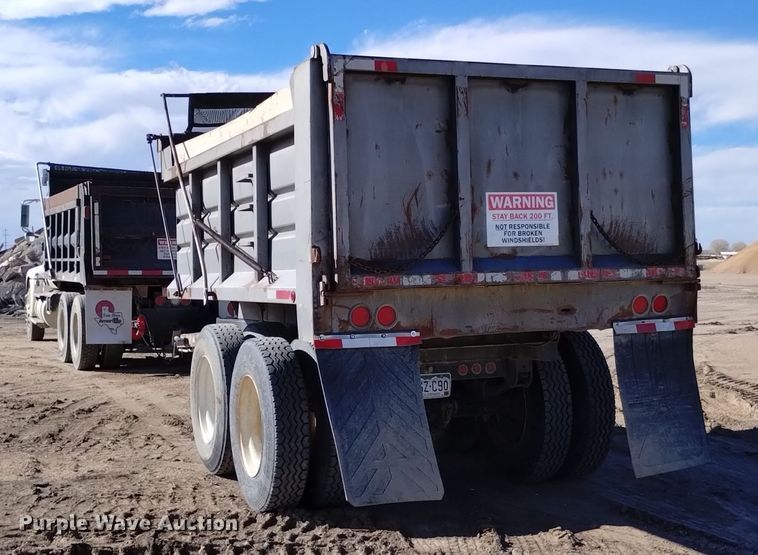 image for item DQ5972 2004 Leach Pup Dump end dump pup trailer