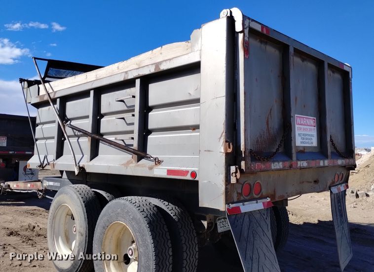 image for item DQ5972 2004 Leach Pup Dump end dump pup trailer