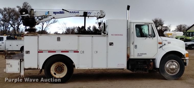 image for item DQ5985 1997 International 4700 utility / service truck