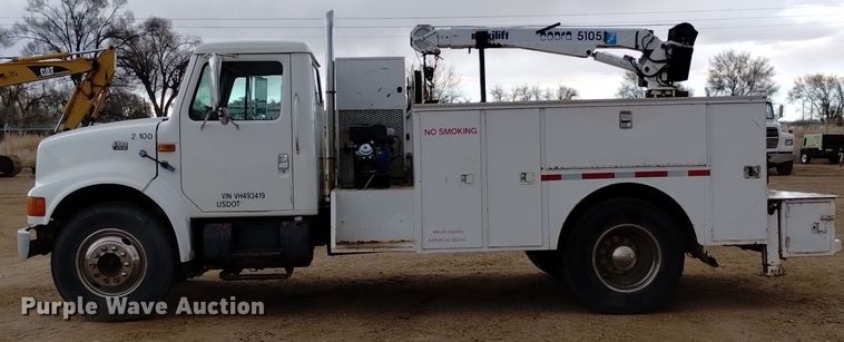 image for item DQ5985 1997 International 4700 utility / service truck