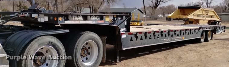 image for item DQ5990 2002 Trail King TK70HT-482 drop deck equipment trailer