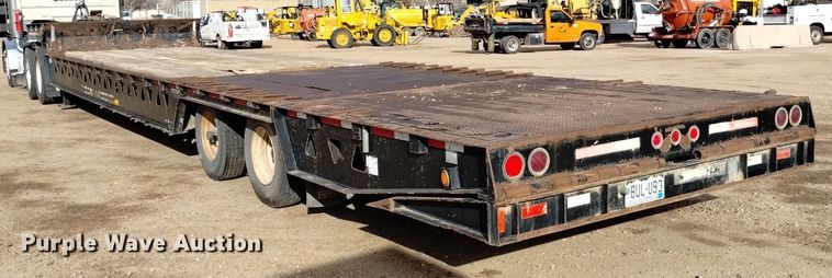 image for item DQ5990 2002 Trail King TK70HT-482 drop deck equipment trailer