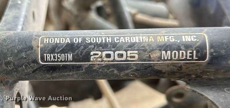 image for item DQ6347 2005 Honda  Rancher  ATV