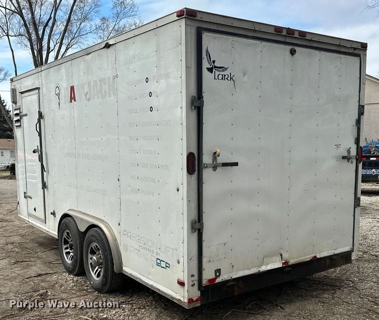 image for item DQ6348 2015 Lark concrete foam leveling trailer