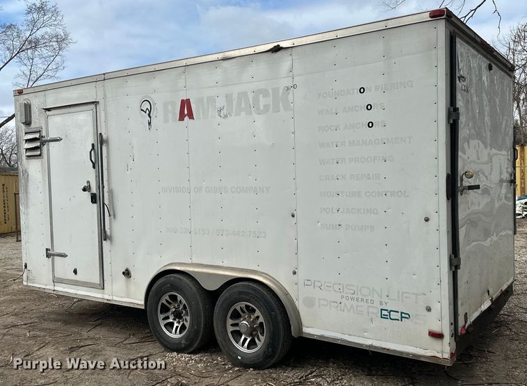 image for item DQ6348 2015 Lark concrete foam leveling trailer