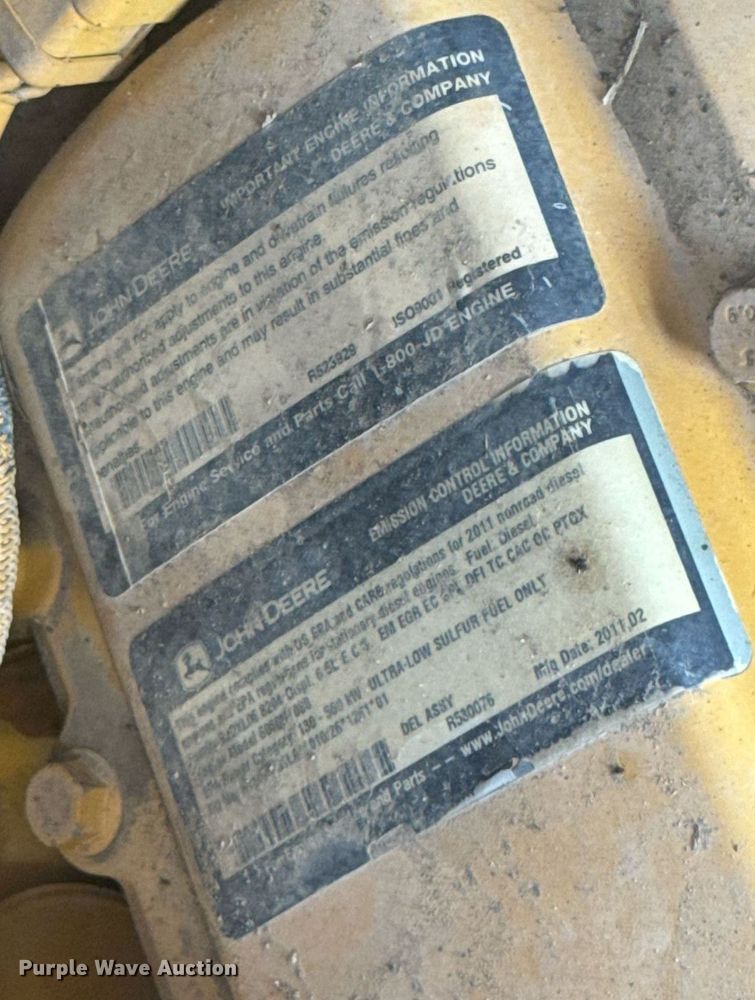 image for item DQ6745 2011 John Deere 850K WT dozer