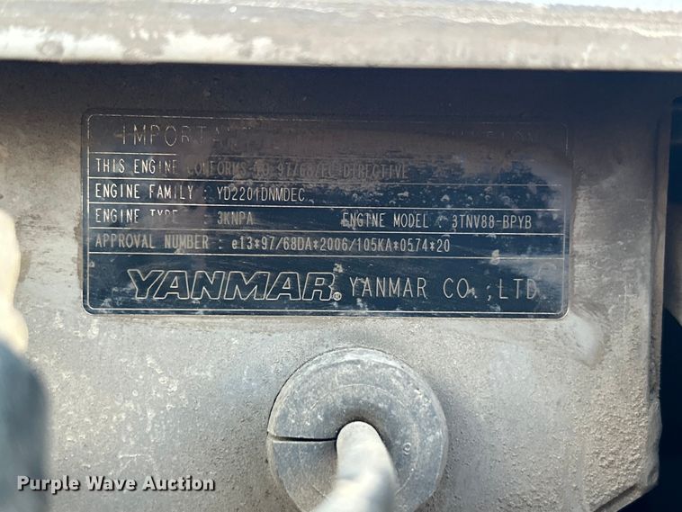 image for item DS0820 2012 Case CX36B mini excavator