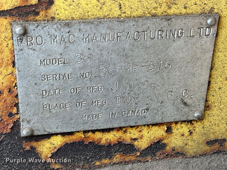 image for item DS0833 1996 Pro Mac 36CMP 36