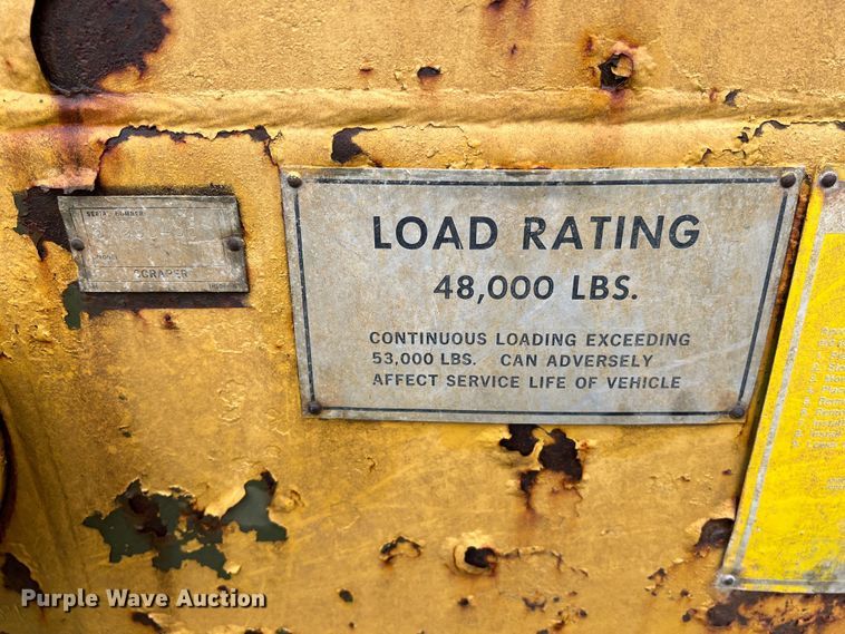 image for item DS2925 1985 Caterpillar 621B conventional scraper 