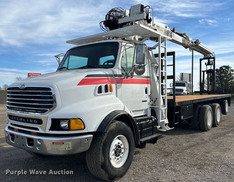 image for item EG1252 2002 Sterling L-Line crane truck