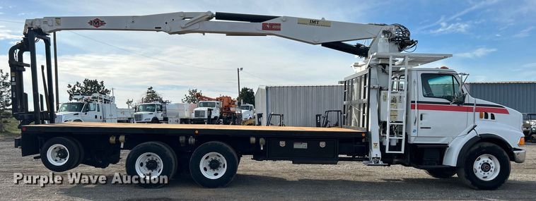 image for item EG1252 2002 Sterling L-Line crane truck