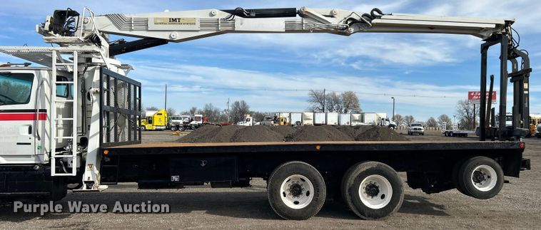 image for item EG1252 2002 Sterling L-Line crane truck