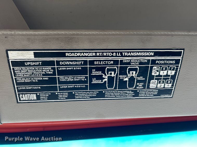 image for item EG1252 2002 Sterling L-Line crane truck