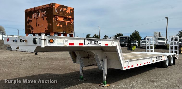 image for item EG1255 2014 Holden HLB25 drop deck equipment trailer