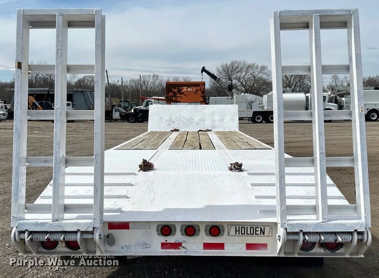 image for item EG1255 2014 Holden HLB25 drop deck equipment trailer