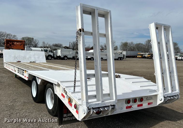 image for item EG1255 2014 Holden HLB25 drop deck equipment trailer