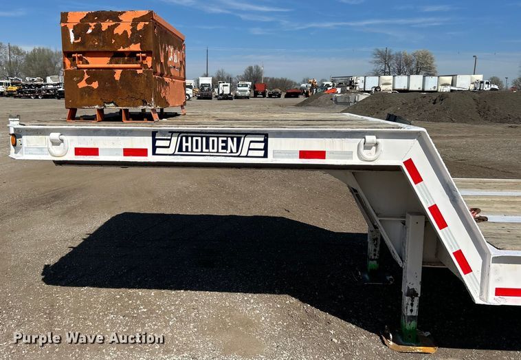 image for item EG1255 2014 Holden HLB25 drop deck equipment trailer