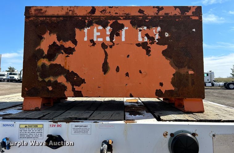 image for item EG1255 2014 Holden HLB25 drop deck equipment trailer