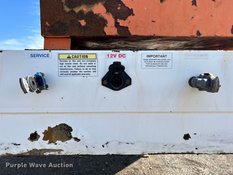 image for item EG1255 2014 Holden HLB25 drop deck equipment trailer