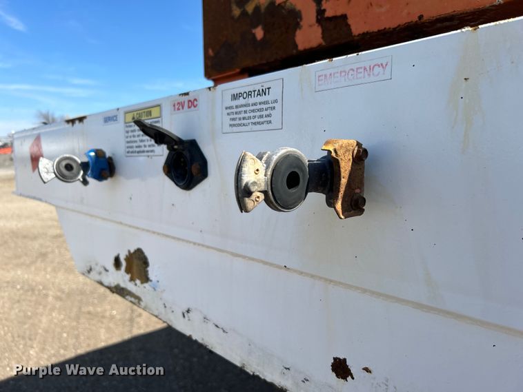 image for item EG1255 2014 Holden HLB25 drop deck equipment trailer