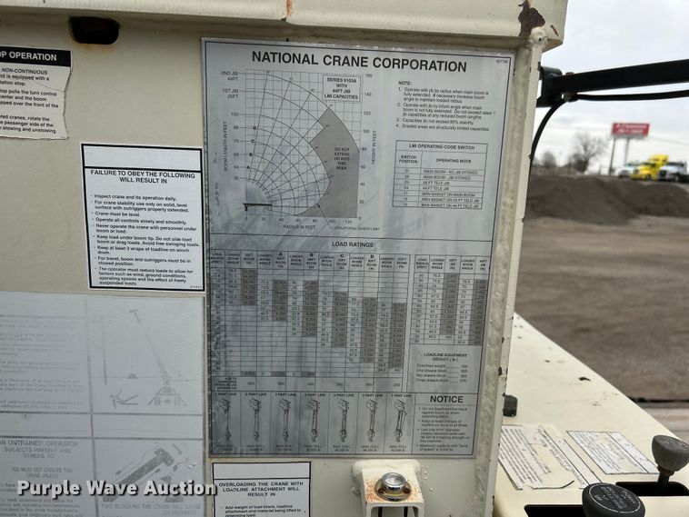 image for item EG1263 2006 Sterling L-Line crane truck