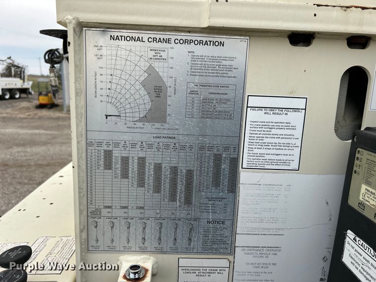 image for item EG1263 2006 Sterling L-Line crane truck