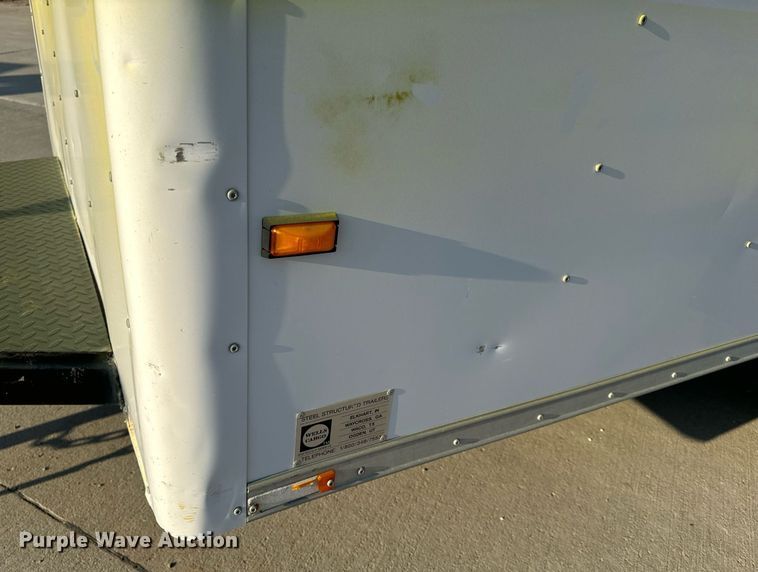 image for item EH6518 1994 Wells Cargo SW8 enclosed cargo trailer
