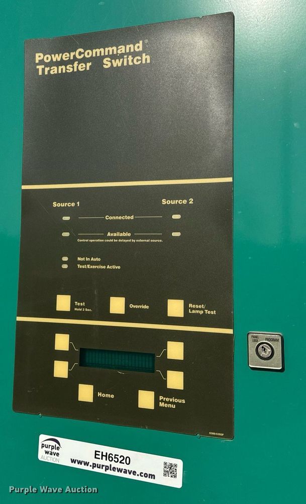 image for item EH6520 Cummins PowerCommand OTPCE-1421096 transfer switch