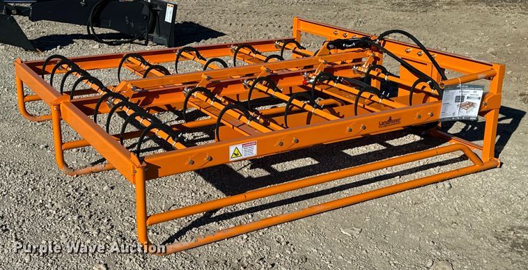 image for item EH6538 2023 LandHonor HAG-12-24Q skid steer bale accumulator grapple