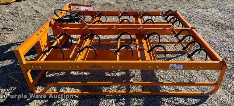 image for item EH6538 2023 LandHonor HAG-12-24Q skid steer bale accumulator grapple