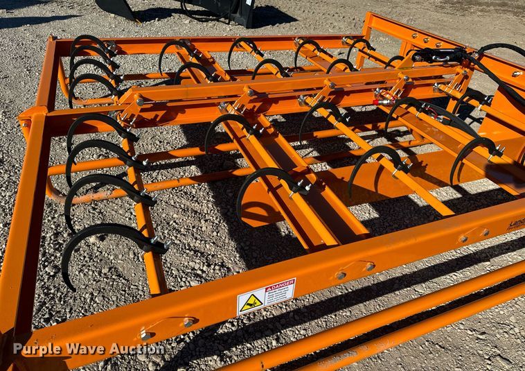 image for item EH6538 2023 LandHonor HAG-12-24Q skid steer bale accumulator grapple