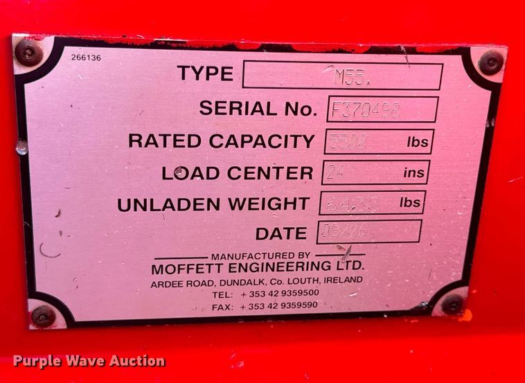 image for item EH6548 2006 Moffett M55 forklift