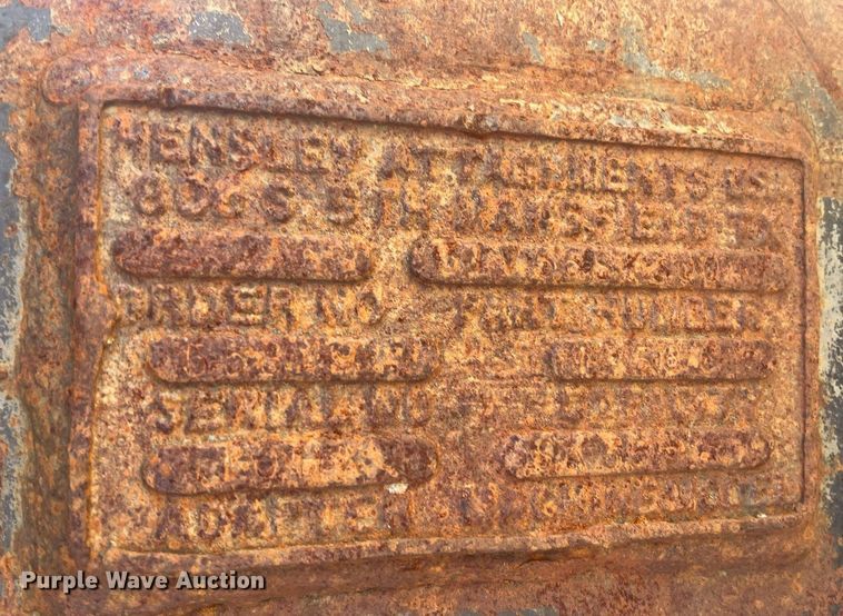 image for item EI0689 Hensley excavator bucket