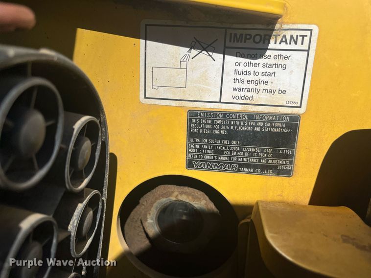 image for item EI0695 Yanmar T210 tracked skid steer loader