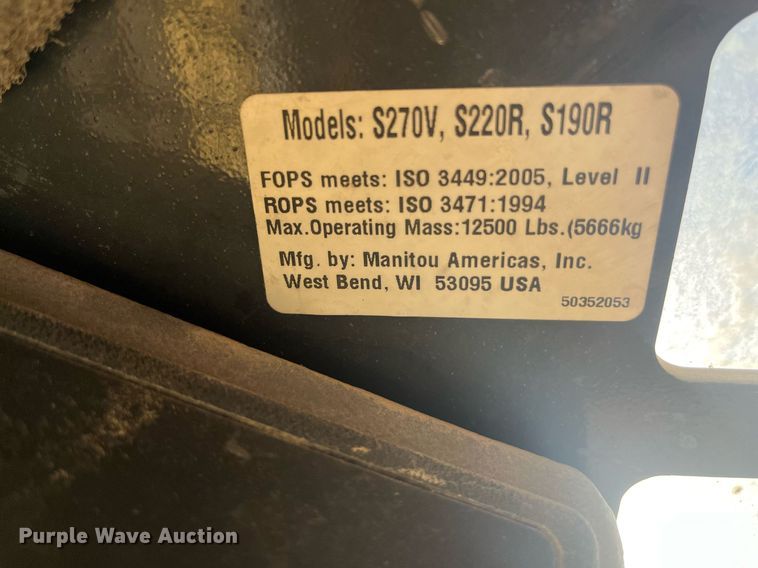 image for item EI0698 Yanmar S220R skid steer loader