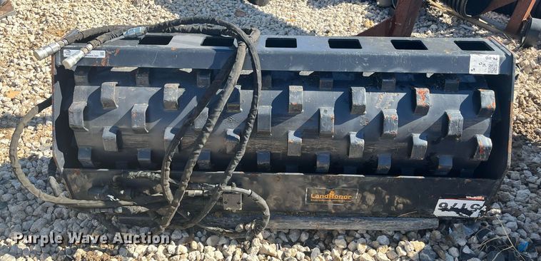 image for item EI0700 Landhonor skid steer padded vibratory roller