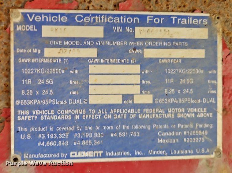 image for item EI3524 1995 Volvo Autocar dump truck