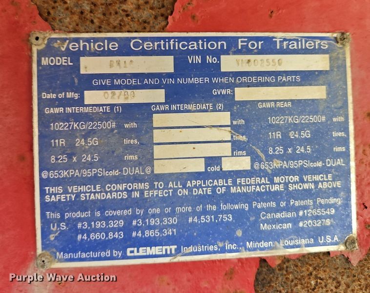 image for item EI3526 1995 Volvo Autocar dump truck