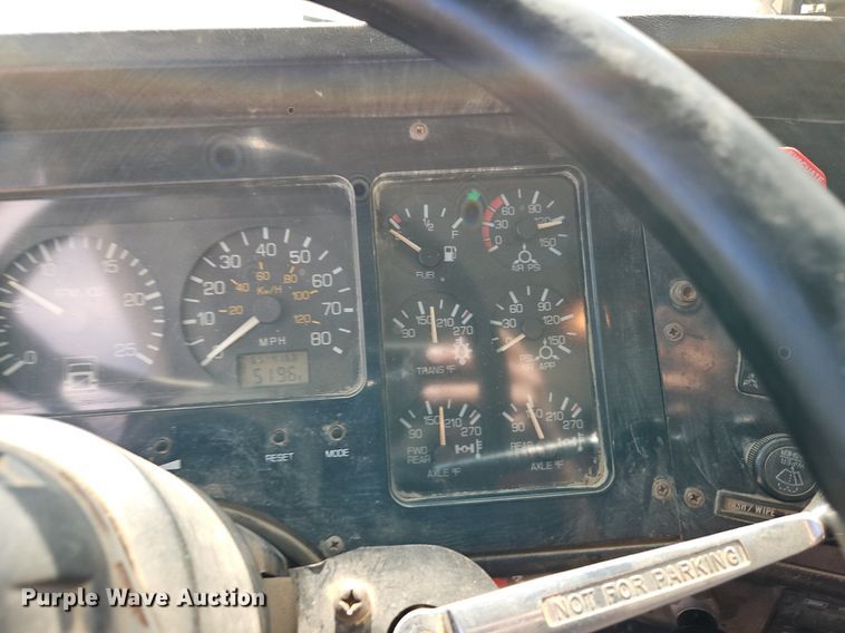 image for item EI3526 1995 Volvo Autocar dump truck