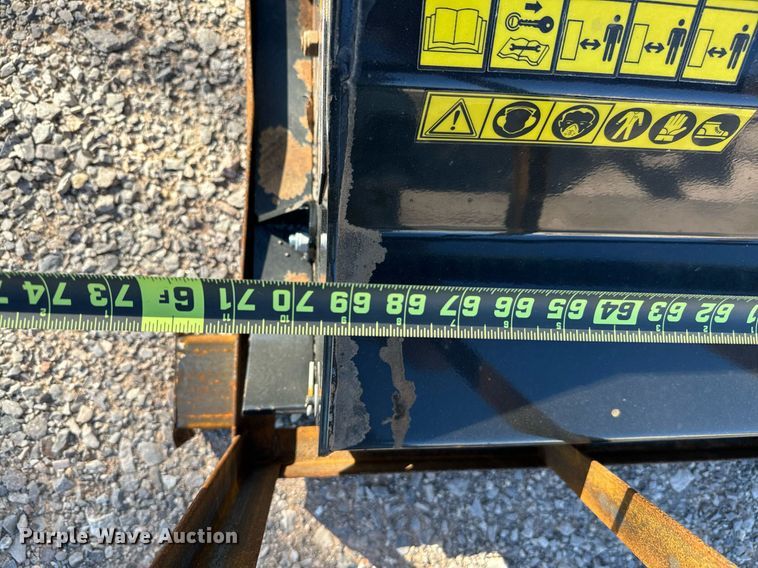 image for item EJ0267 2023 Mower King skid steer flail mower